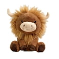 thumbnail image 2 of Gallickan Highland Cows Plush Toys Cute Farm Stuffed Animal Dolls Perfect Christmas Birthday Gifts For Adults Kids Boys And Girls, 2 of 8