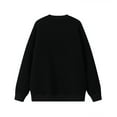 thumbnail image 3 of UAMVSH Men's Slim Fit Lightweight Pullover Shirts Plus Size Crew Neck Long Sleeve Tops Casual Fall Winter Solid Color Warm T-Shirts(5X-Large,Black), 3 of 6