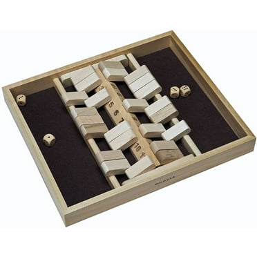 WE Games - Natural 12 No. Double Side Dice Board Game - 14 in. - USA Made