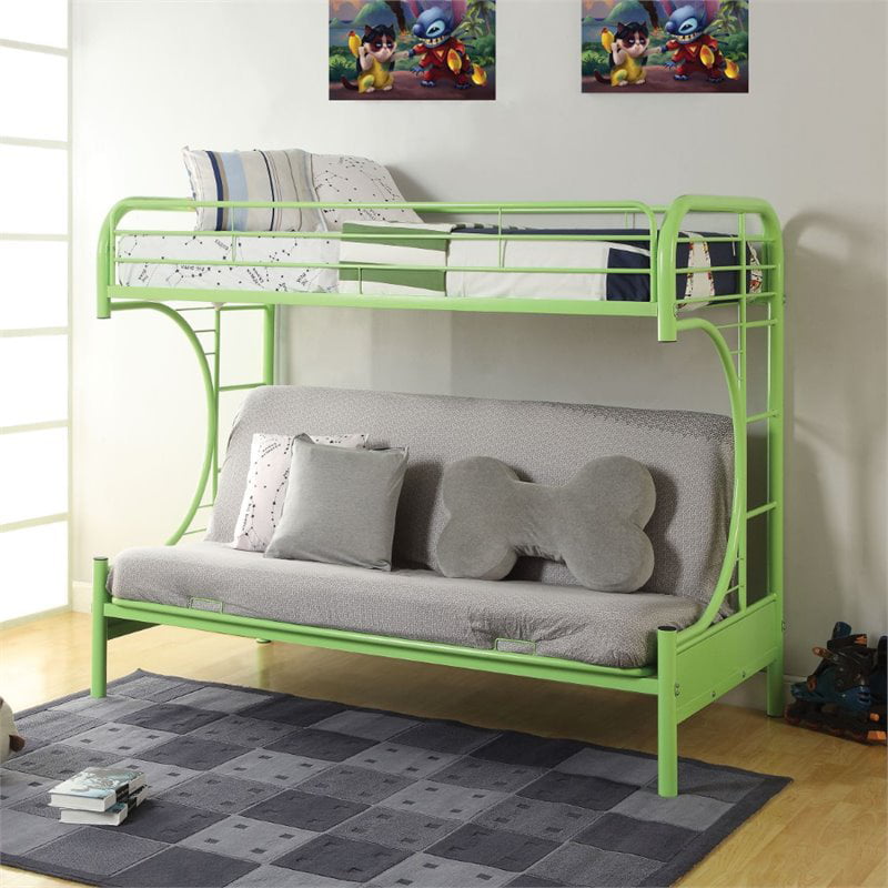 Bowery Hill Twin Over Full Futon Bunk, Twin Over Full Futon Bunk Bed With Stairs