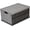Grey, variant on Collapsible Storage Bin with Lid - 48L Foldable Plastic Box for Garage, Car Trunk, and Organization - Stackable Lidded Container with Handles, Green