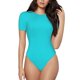 thumbnail image 1 of Balery Aqua Body de cuello redondo de manga corta para mujer Tops de manga corta Tops básicos-Small, 1 of 7