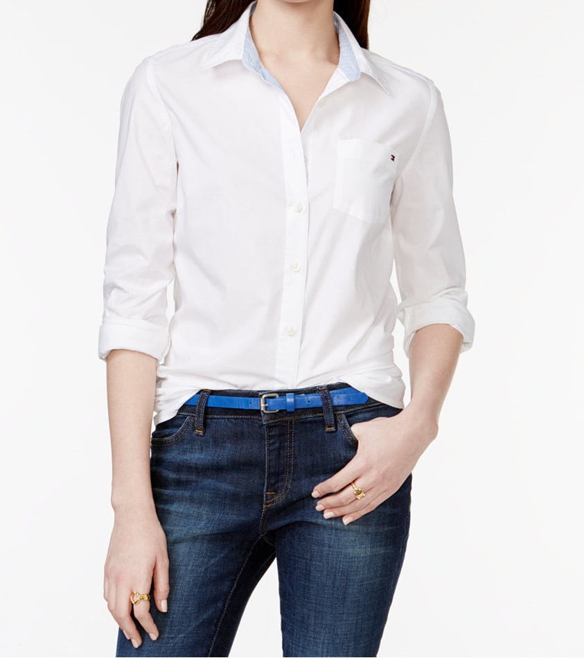 tommy hilfiger slim fit button down