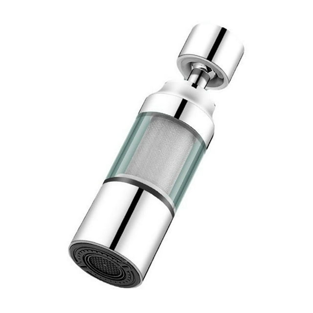Dsscvnef Filtre à Eau pour Robinet Activé Filtre de Cuisine Fluorures Métaux Lourds Eau Dure Rotation 360 Acier Inoxydable Filtre à Eau pour Maison Cuisine Pièces de Robinet d'Eau Visage Rugueux Rare