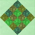 thumbnail image 1 of Ahgly Company Machine Washable Indoor Square Transitional Green Area Rugs, 5' Square, 1 of 7