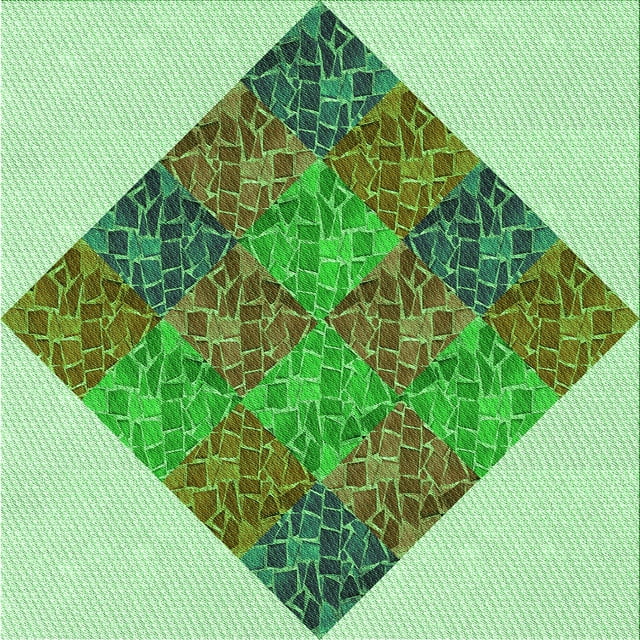 Ahgly Company Tapis de Zone Carré Lavable en Machine Vert Transitionnel, 4 Pieds Carré