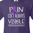 thumbnail image 4 of Inktastic Fibromyalgia Awareness Pain Isn't Always Visible Youth T-Shirt, 4 of 5
