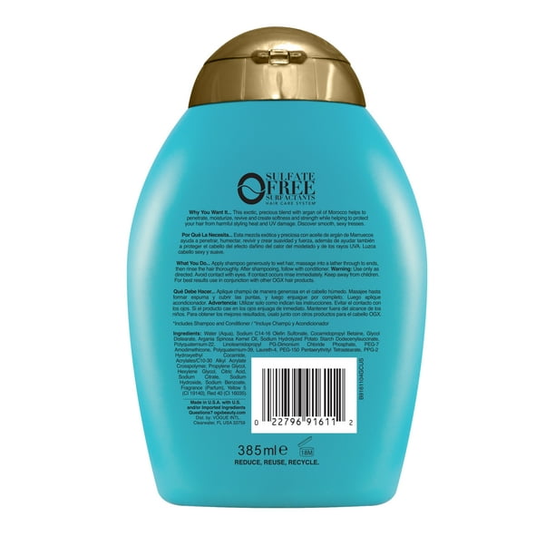 OGX Renewing + Argan Oil of Morocco Moisturizing Soften & Strengthen Hair, 13 fl oz - Walmart.com