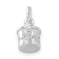 thumbnail image 3 of Finest Gold Sterling Silver Polished Mug Charm, 3 of 5