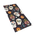 thumbnail image 3 of Polyester Long Towel Multi-Size Water Absorption Good Bright Fluffy Soft For Bathroom Swimming Pool Beach Outdoor Travel Festive Cute Sugar Skulls (3), 3 of 8