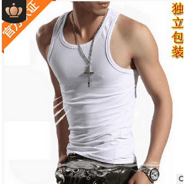 xiaxaixu Débardeur de Musculation Monochrome Homme Gilet de Musculation Musclé