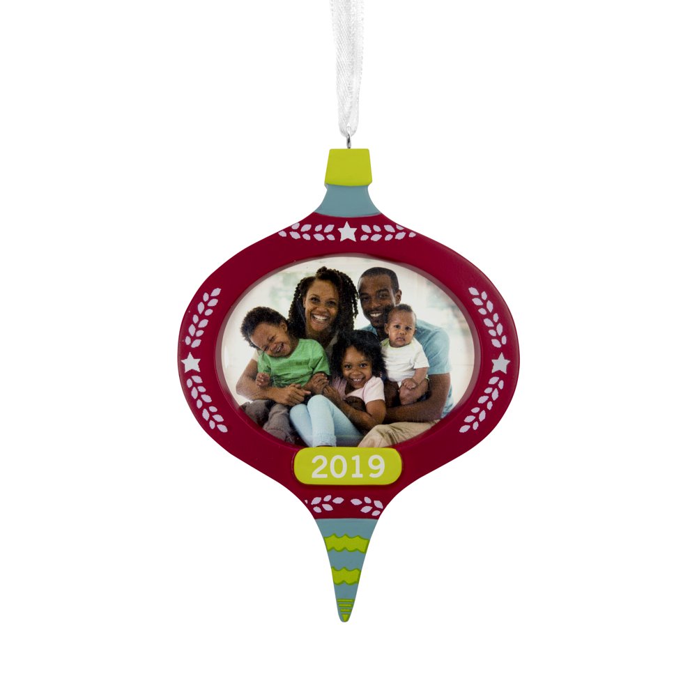 Hallmark Mahogany Festive Picture Frame 2019 Christmas Ornaments