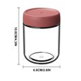 thumbnail image 6 of Thick Glass Storage Jar with Leak-Proof Lid | 15.2 oz Wide Mouth Container for Oats, Snacks, Salad Dressing & Meal Prep | Reusable Food-Grade Borosilicate Glass | Dishwasher Safe, 6 of 7