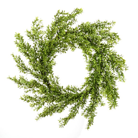 Vickerman 30" Artificial Green Boxwood Wreath.