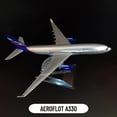 thumbnail image 2 of Réplica de avión de Metal a escala 1:400, Aeroflot, Siberia, Transaero, RU, Airlines, modelo de avión de aviación, juguete de regalo artístico en miniatura fundido a presión, 2 of 5