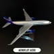 thumbnail image 2 of Réplica de avión de Metal a escala 1:400, Aeroflot, Siberia, Transaero, RU, Airlines, modelo de avión de aviación, juguete de regalo artístico en miniatura fundido a presión, 2 of 5