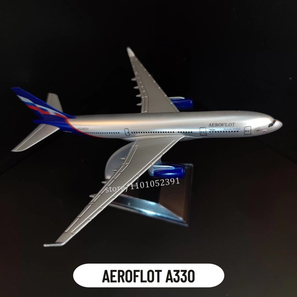 Réplica de avión de Metal a escala 1:400, Aeroflot, Siberia, Transaero, RU, Airlines, modelo de avión de aviación, juguete de regalo artístico en miniatura fundido a presión