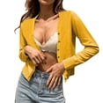 thumbnail image 1 of Women's Shawl Cardigan Ribbed Trim Button Down Knit Sweater Soft Comfortable Lightweight Versatile Stylish Casual Elegant, 1 of 5