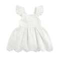 thumbnail image 1 of Esho Toddler Girls Sleeveless Dresses Baby Hollow Out Lace Princess Dress Sundress 6M-4Y, 1 of 3