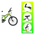 thumbnail image 4 of Bicicleta de Montaña Infantil Monk Akman Rodada 20  verde amarillo, 4 of 6