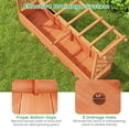 thumbnail image 6 of Barara King Vegetables Flowers Fruits Herb Garden Box,Raised Garden Bed with Side Trellis Hanging Roof and Planter Box-Orange, 6 of 7