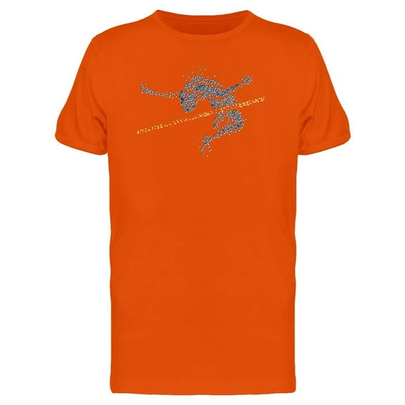 High Jump Gymnast Dot Art Tee Men's -Image by Shutterstock