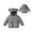 #A02-Gray, variant on Abcomgle Toddler Puffer Jacket Lightweight Lightweight Puffer Padded Baby Jacket Cute Bear Ears Hooded Boys Winter Coat Winter Warm Infant Outerwear