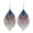 K, variant on Kiplyki Bohemian Hollow Leaf Double Layer Multicolor Earrings Women's Accessories