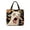 A, variant on Screaming Goat Printed Handbag, Stylish Quilted Tote with Funny Animal Print, Novelty Shopper for Daily Commute, Beach