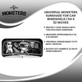thumbnail image 7 of Toynk Toys UV Protection Automotive Window Shades, PVC Black Gray, 64 x 32 Inches, 7 of 7
