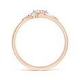 thumbnail image 2 of ANGARA Natural Diagonal Diamond 3 Stone Bypass Ring in 14K Rose Gold for Women (Size-4mm| Color-G| Clarity-VS2) | April Birthstone, Anniversary, Jewelry Gift for Women | Natural Diamond Ring, 2 of 8