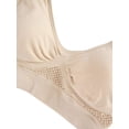 thumbnail image 4 of Naturalour 3 Pack Bra Women's Seamless Light Support Comfort Lace Night Sleep & Sport Bra - Wireless Yoga Tops, 4 of 5
