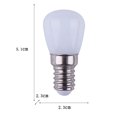 thumbnail image 3 of Peggybuy E14 Light Bulb 3W 220V LED Decorative Light Fridge Lamp (White), 3 of 7