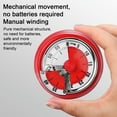 thumbnail image 5 of Kripyery Mechanical Timer Manual Magnetic No Battery Required Round 60-Minute Visual Countdown Cooking Student Study Timer Kitchen Gadgets, 5 of 8