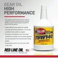 Red Line (57914 75W140 GL5 Synthetic Gear Oil for Hypoid Limited Slip