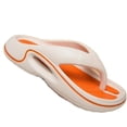 thumbnail image 3 of Clossjun Mens Comfortable Summer Flip Flops With Thick Soles Non-Slip Lightweight Fashion Casual Sandals Arch Support Shower Shoes 37, 3 of 6