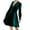 Green, variant on Frostluinai Womens Velvet Dresses Formal Long Sleeve Deep V Neck Mini Dress High Waist Elegant Evening Party Dress Vintage Fall Tunic Dresses