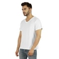 thumbnail image 2 of Inkmeso Men's V-neck Basic Tshirt Short Sleeve Solid Regular Fit Cotton Tee, 2 of 7