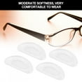 thumbnail image 2 of Eyeglass Nose Pads, 20 Pairs Mini Glasses Nose Pads Silicone Non slip Nose Pads for Eyeglasses Sunglasses Glasses (Transparent white), 2 of 9