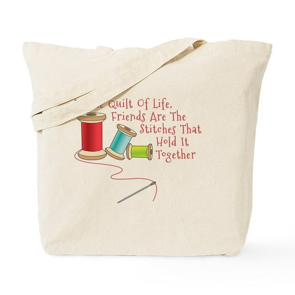 CafePress - Quilt Of Life Tote Bag - Unisex Canvas Tote Bag, Beige, 1-Piece
