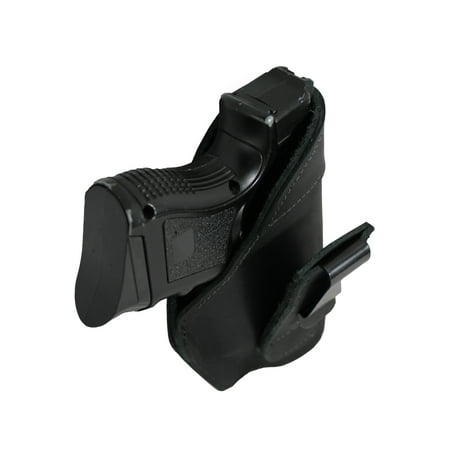 Barsony Right Black Leather Tuckable IWB Holster Size 16 Beretta Glock HK S&W Springfield Compact 9 40