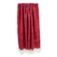 thumbnail image 4 of Nassau Collection Rectangular Handloom Throw Blanket - 52” x 67” - Red and White, 4 of 4