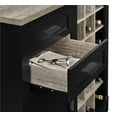 thumbnail image 2 of Carver Bar Cabinet, Black, 2 of 9
