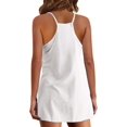thumbnail image 4 of ORUYROP 2023 Robes avec Shorts Intégrés Robe Décontractée Imprimée Sans Manches Robe de Sport Robe Athlétique avec Shorts Mini Robe, 4 of 4