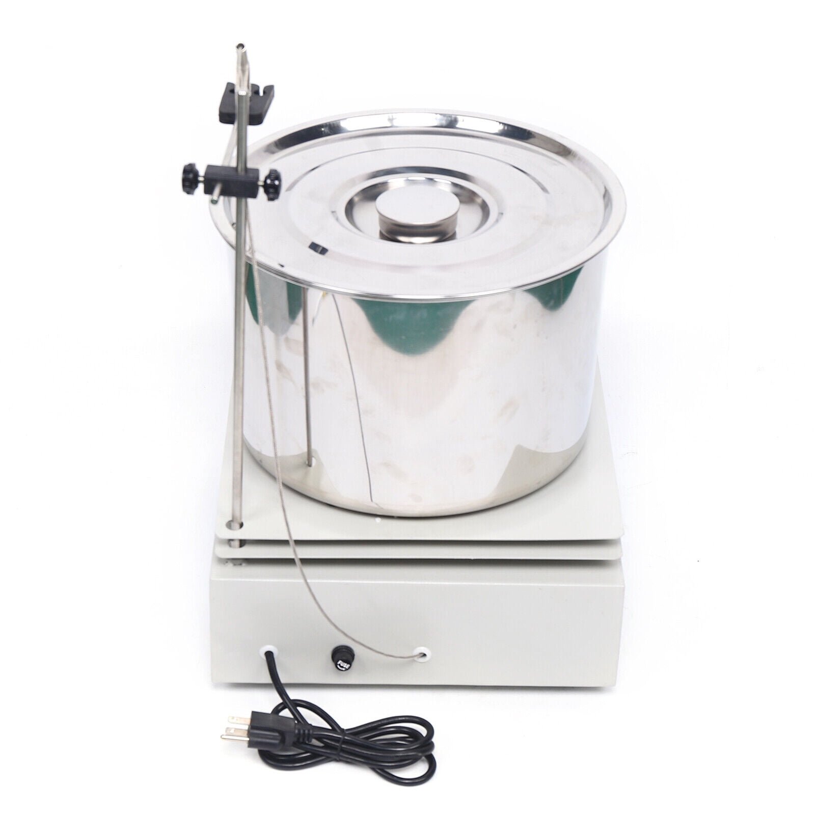 DENSET 10L Heat-Collecting Magnetic Stirrer Water Oil Bath Lab Thermostat Chemical, Lab 0-1400Rpm