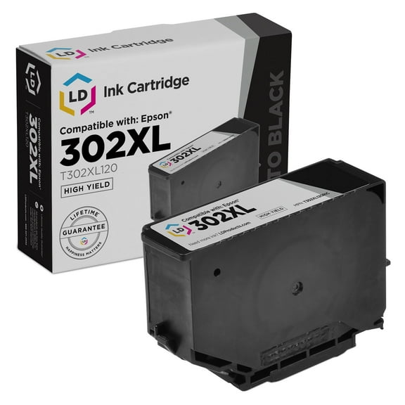 LD Compatible Replacement for Epson 302XL T302XL120 HY Photo Black Ink for Expression XP-6000
