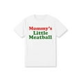 thumbnail image 1 of Mommy's Little Meatball unisex Garment Dyed T shirt - Funny - Love island - italian - Gift for Women, 1 of 6