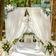 thumbnail image 5 of Cartel de bienvenida de flores de simulación de boda, conjunto de decoración de fotografía de mesa de flores, suministros de boda dos piezas, 5 of 9
