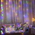 thumbnail image 3 of 3M LED Curtain Garland on the Window USB String Lights Fairy Festoon Remote Control New Year Christmas Decorations for Home Room, 3 of 5