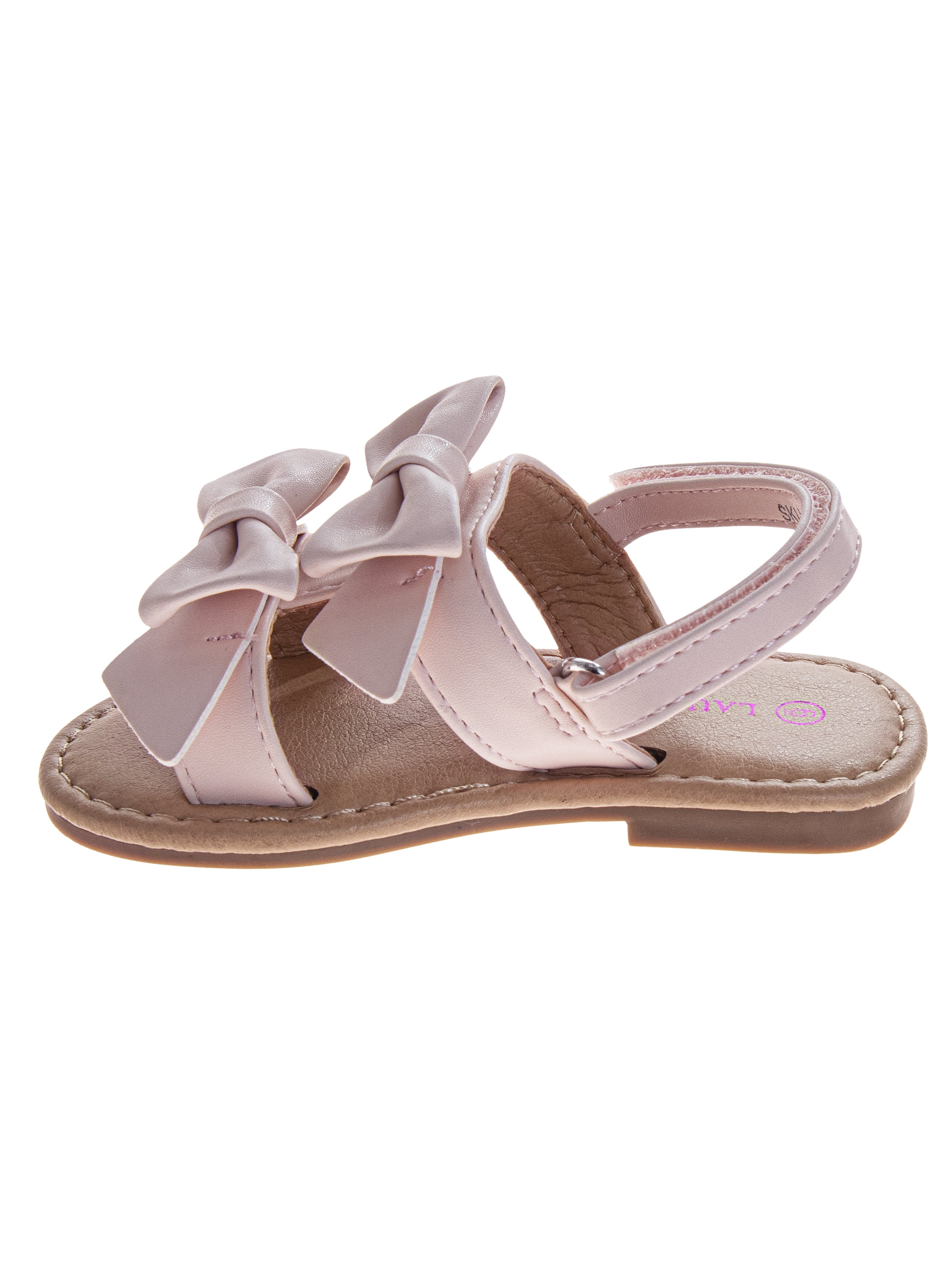 Laura Ashley Toddler Girls Bow Strap Sandals